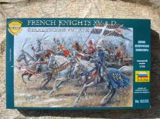 Zvezda 8036  FRENCH KNIGHTS XV A.D.